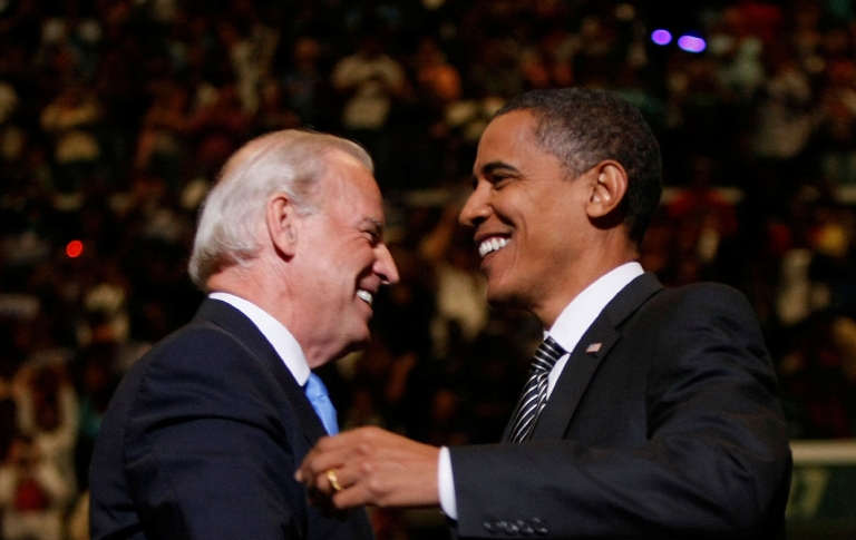 Joe Biden with President Obama