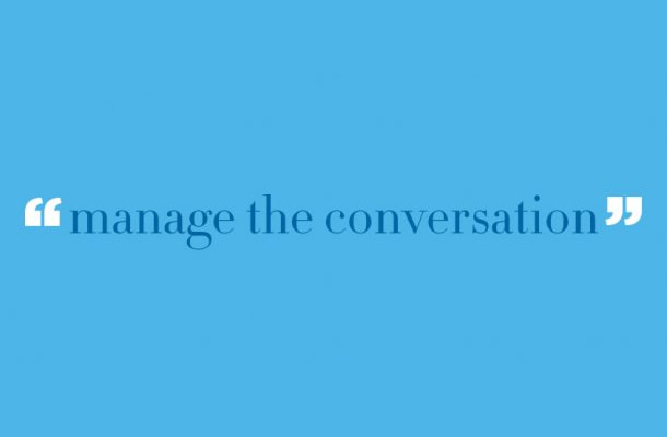 Manage the Conversation: Online Reputation Management