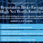 Reputation Communications: Reputation Risks Facing High Net Worth Families